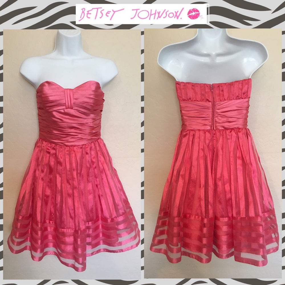 Betsey Johnson Silky Pink Dress